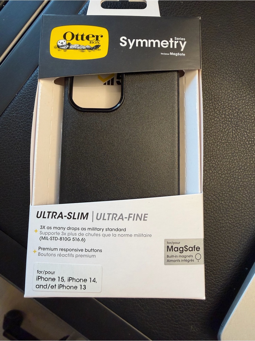 NWT OtterBox Symmetry Series MagSafe Case for iPhone - Black
